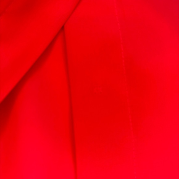 VINTAGE LA BLOUSE Bright Red Button Down Collared Women’s Blouse Size 20W - Picture 13 of 14